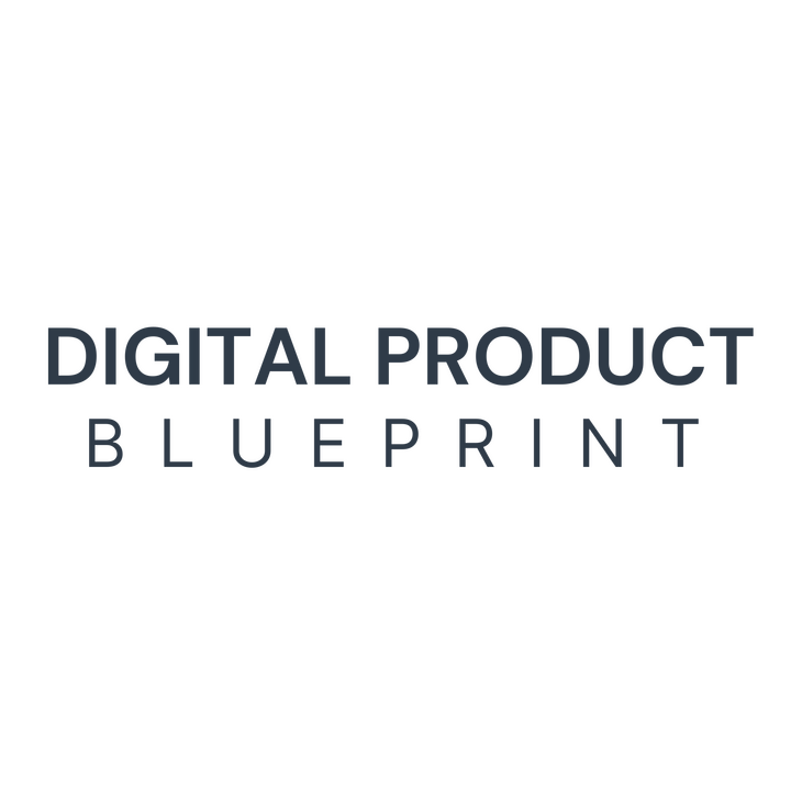 Digital Product Blueprint Icon Digital Product Blueprint Icon